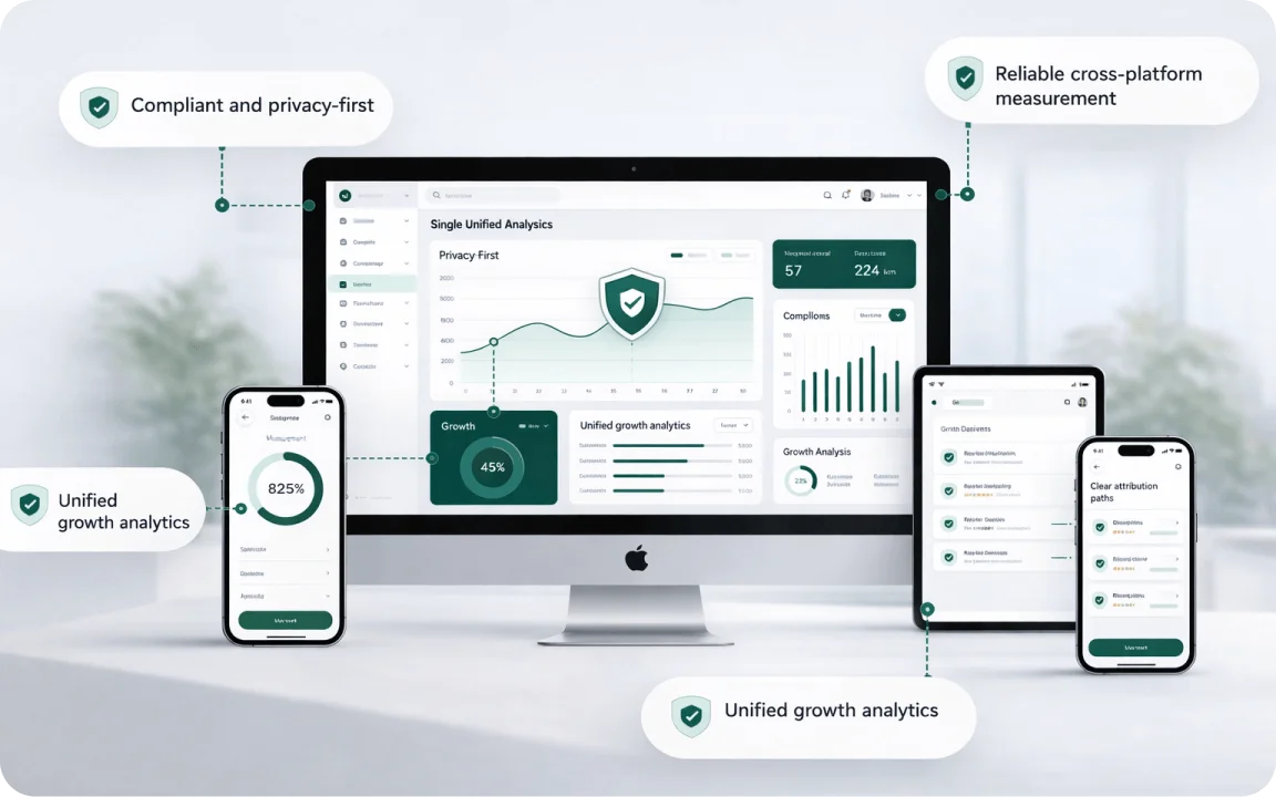 Unified platform dashboard for mobile growth