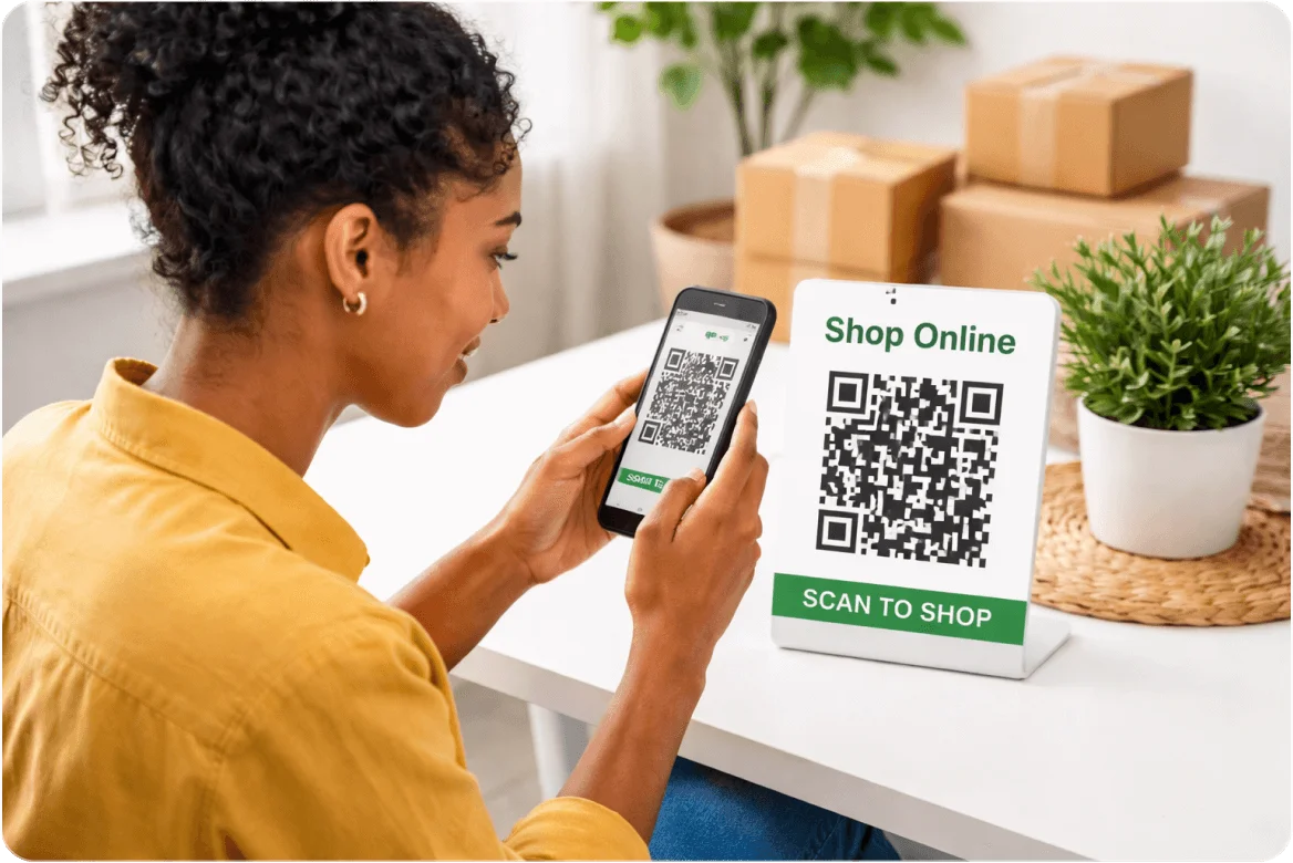 E-commerce analytics dashboard with shopping cart showing marketing data